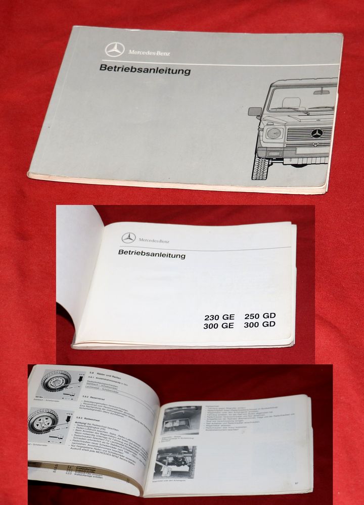 21872-2 Mercedes G 230, 300 GE   250, 300 GD Geländewagen