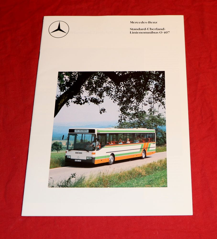 Mercedes O 407 Standard Überland Linienbus Prospekt 