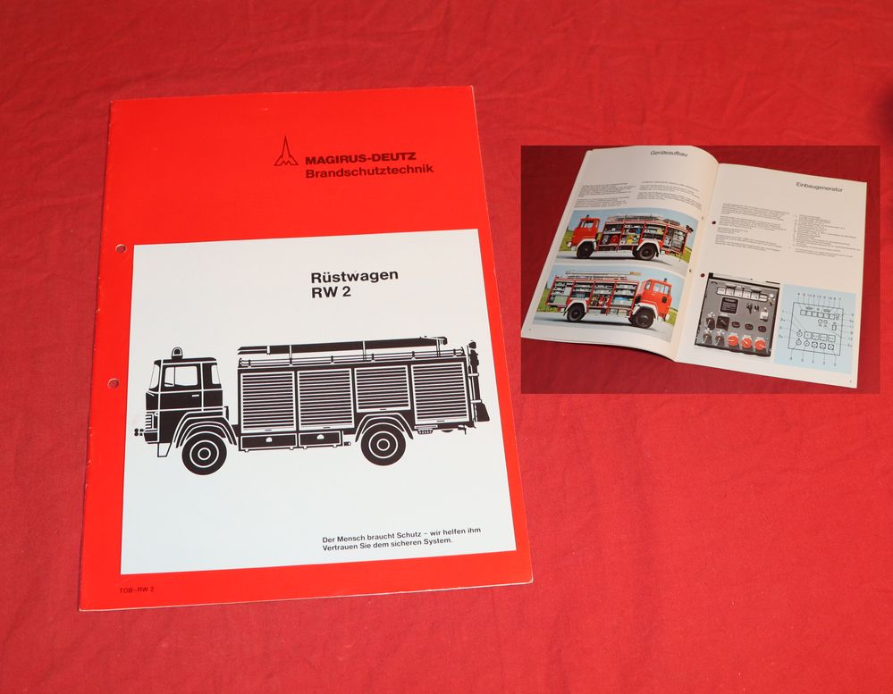 Magirus Rüstwagen RW 2 auf 170 D 11 FA , Prospekt