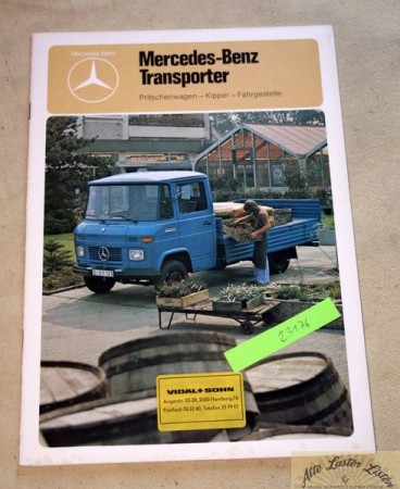 Mercedes Transporter Pritschenwagen, Kipper