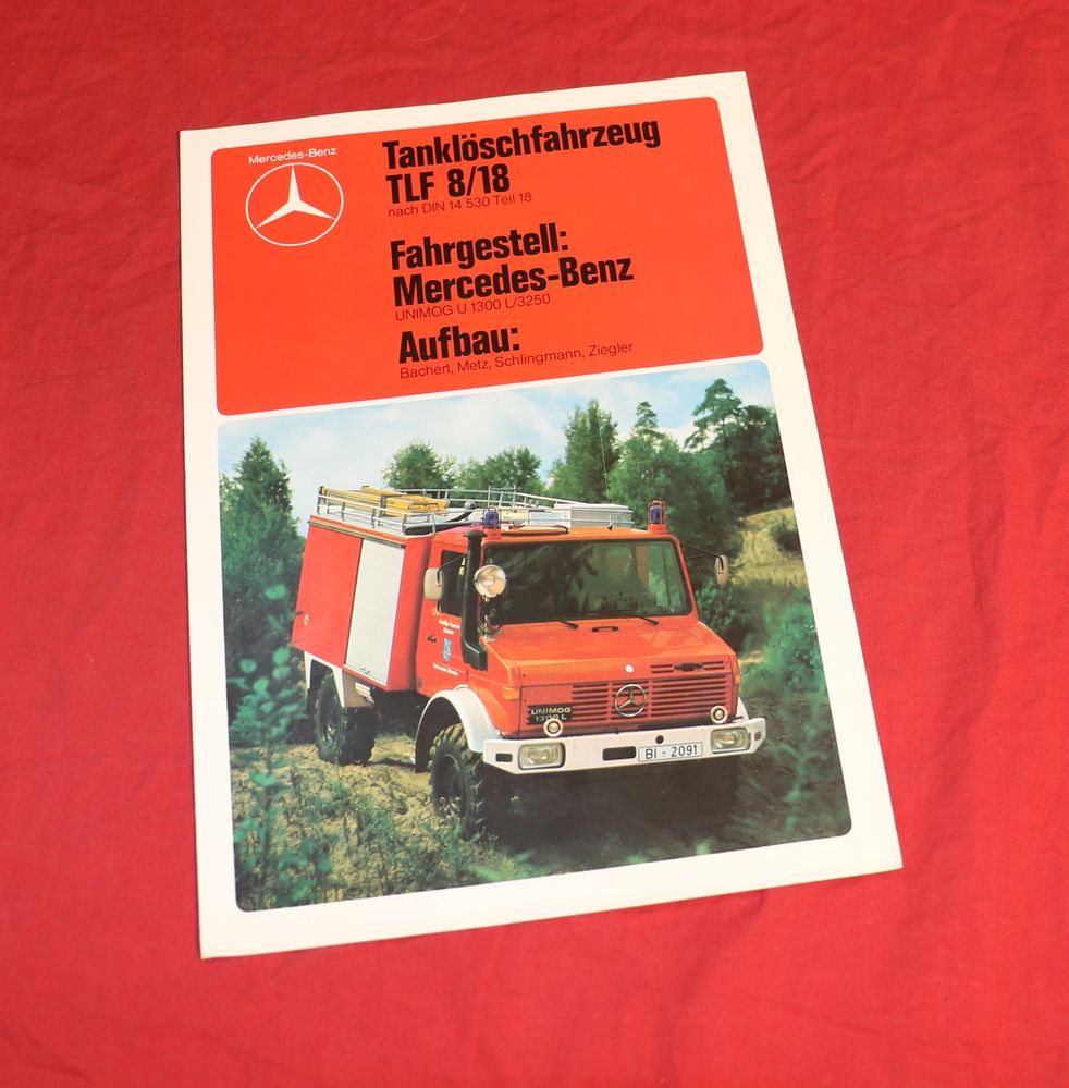 Mercedes Unimog U 1300 L , TLF 8/18 Feuerwehr Tanklöschfahrzeug