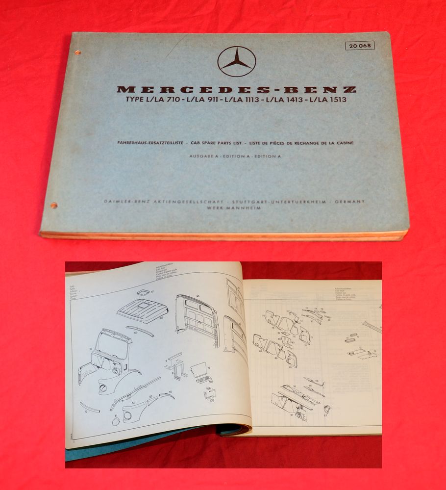 Fahrerhaus für Mercedes L, LA  710, 911, 1113, 1413, 1513