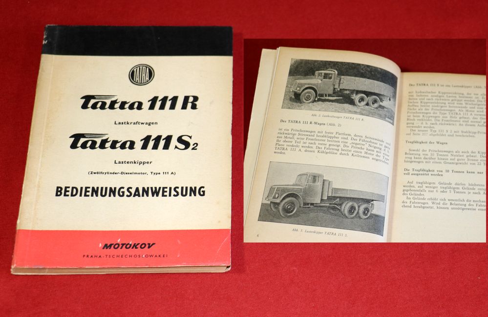 TATRA 111 R , 111 S2   Betriebsanleitung