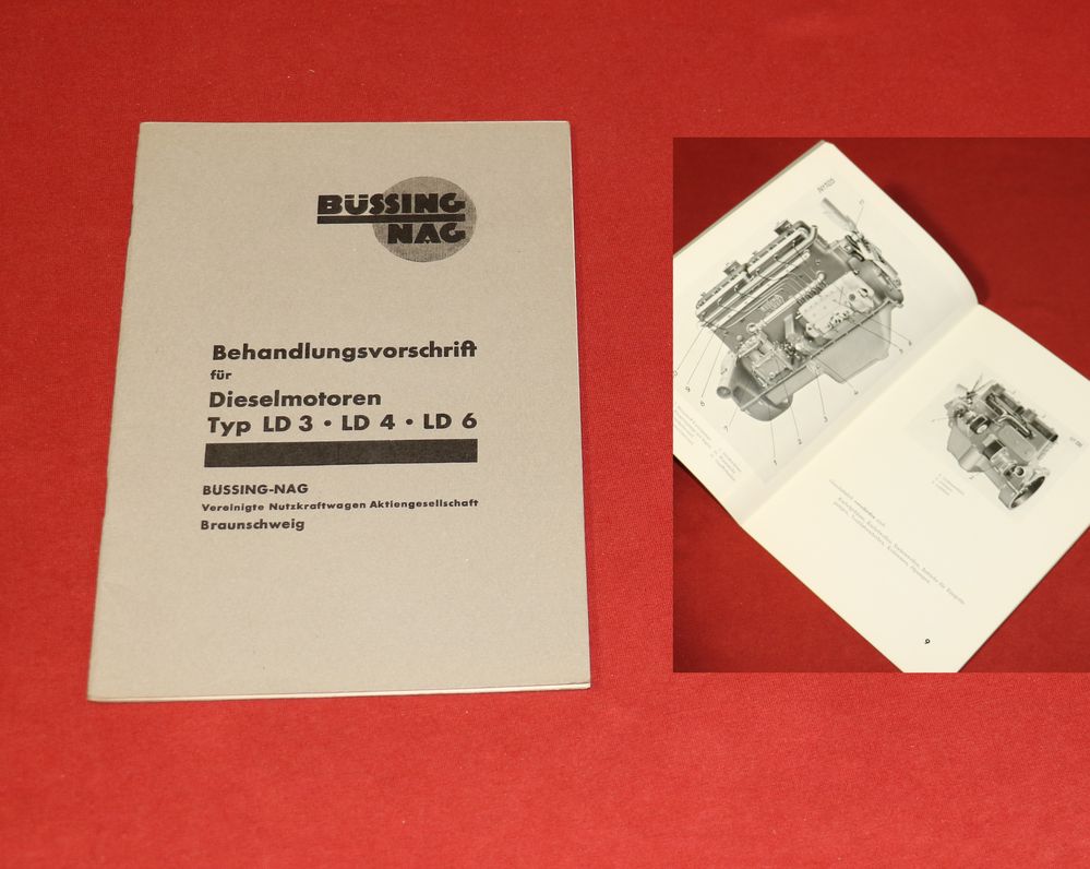 50024 Büssing NAG, Dieselmotoren Typ LD 3 , LD 4 , LD 6