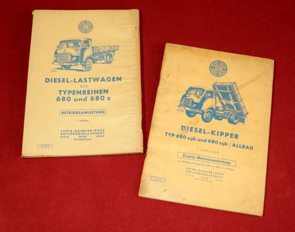 Steyr 680 z , 680 zgk Allrad LKW Kipper