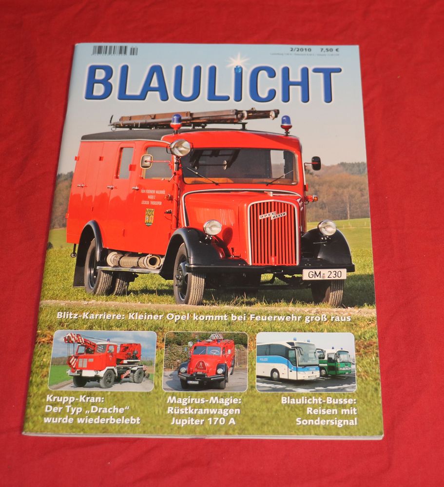 54064 Blaulicht  Heft 2 / 2010 , Zeitschrift Feuerwehr