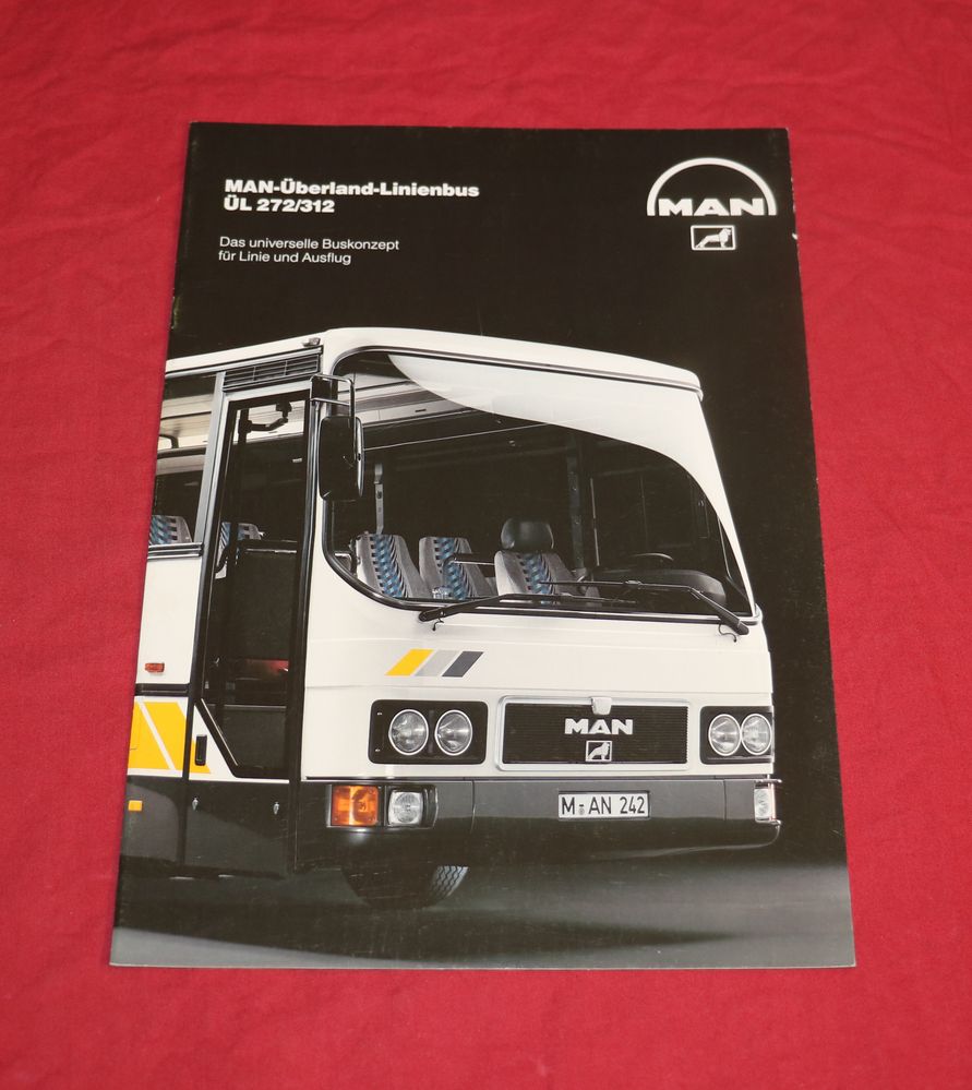 MAN Überland Linienbus üL 272 / 312 Prospekt Bus