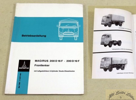 Magirus Pluto  200 D 16 , D 19  F     Frontlenker mit V 8 Motor