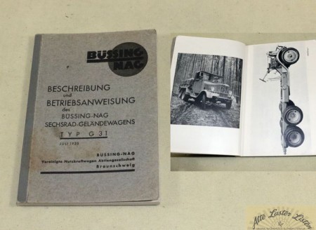 Büssing NAG , Sechsrad Geländewagen Typ G 31