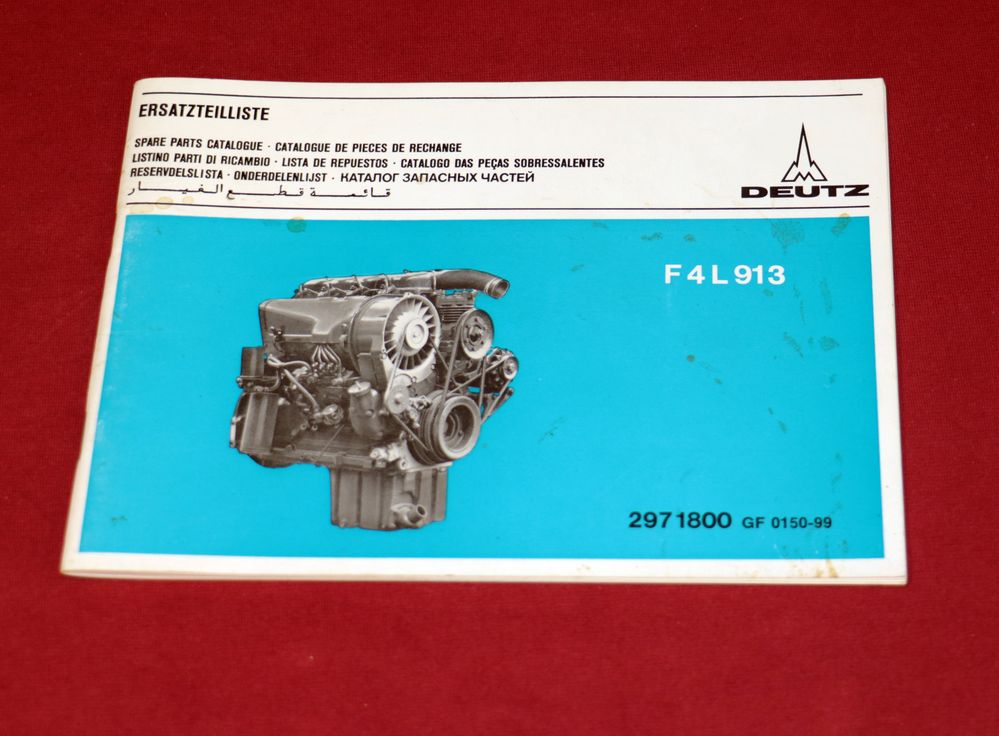 F 4 L 913 Deutz Motor Ersatzteilliste