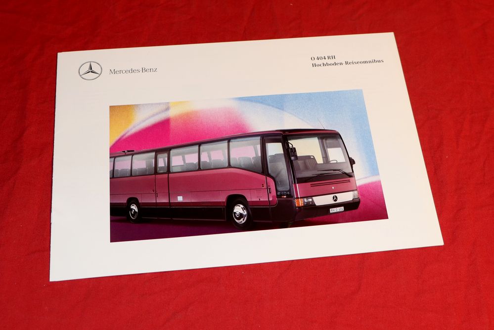 Mercedes O 404 HD Reiseomnibus Prospekt 