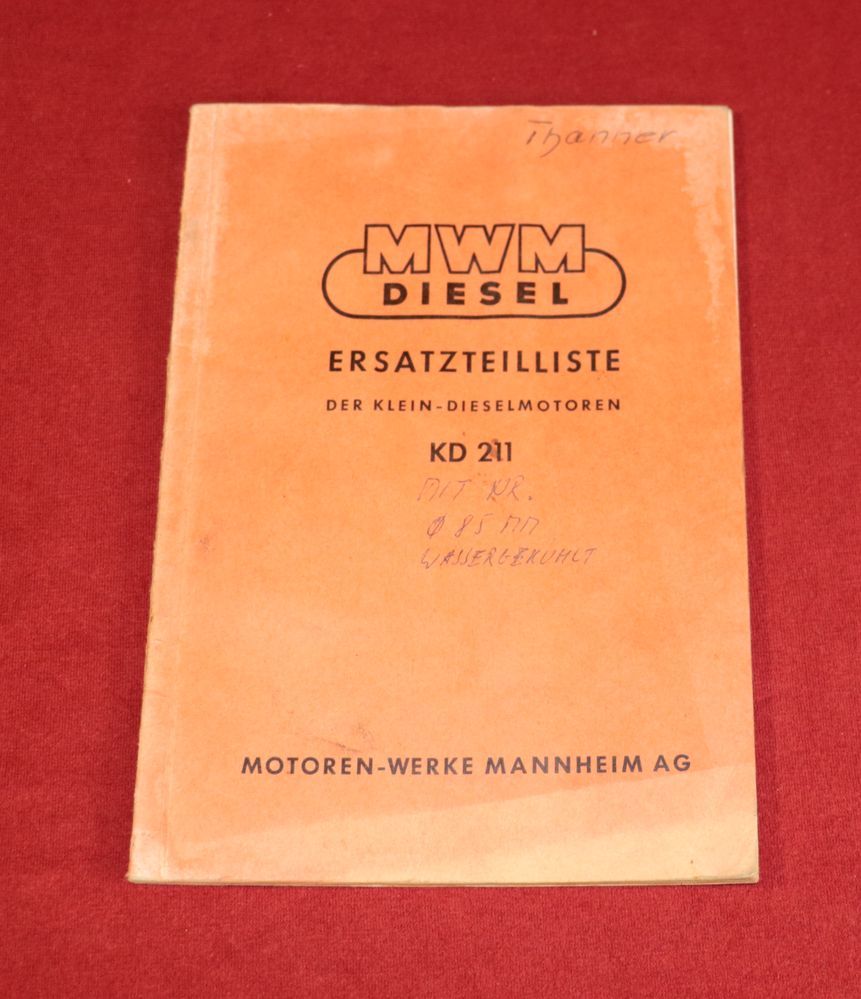 MWM KD 211   Klein - Dieselmotoren