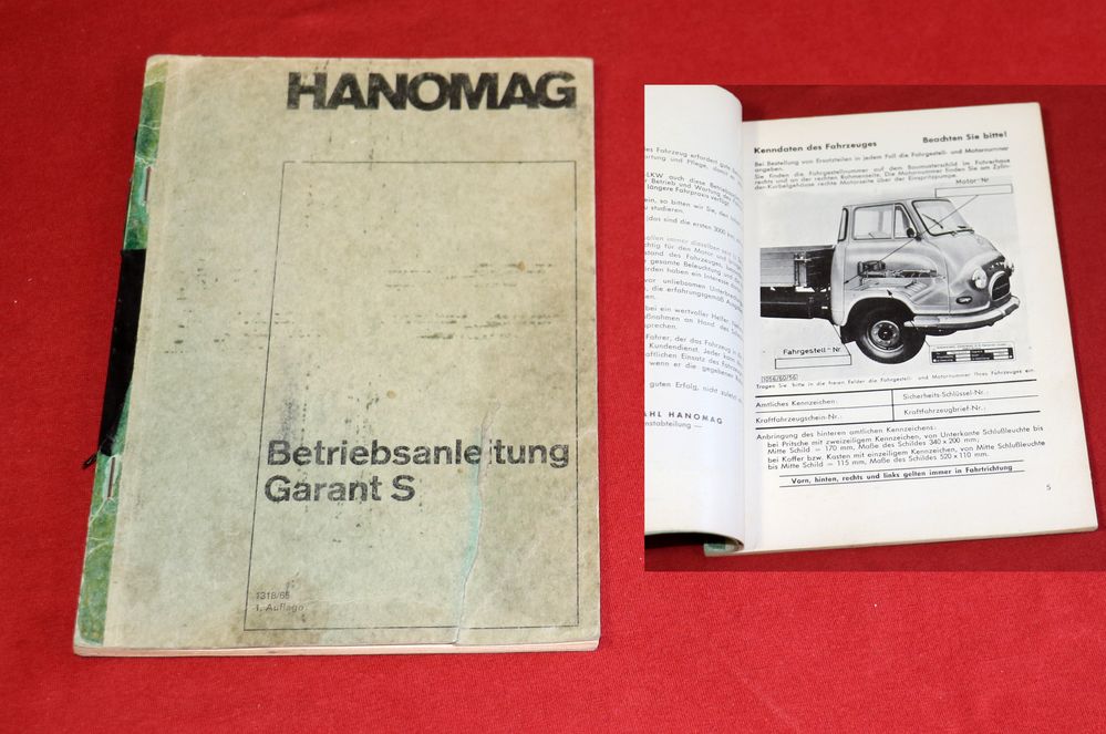 Hanomag Garant - S LKW Betriebsanleitung