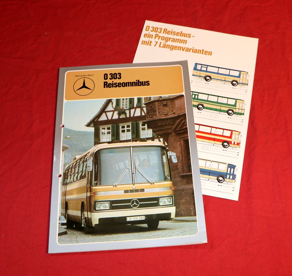 Mercedes O 303 Reiseomnibus Prospekt 
