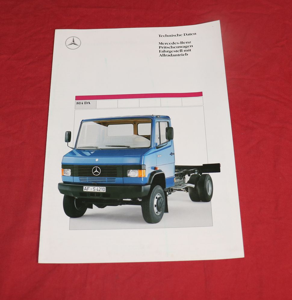 Mercedes Transporter 814 DA Allrad 4x4 Daten Prospekt