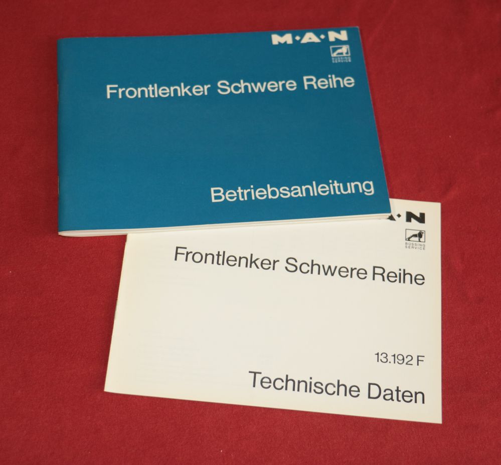 MAN 13.192 F , Frontlenker Schwere Reihe  Betriebsanleitung