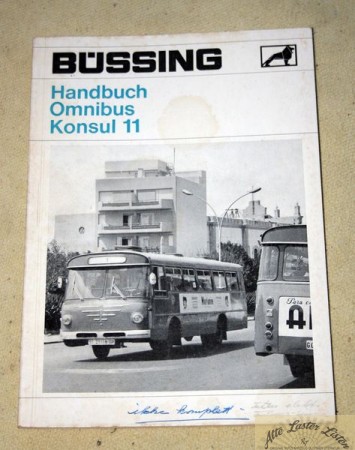 Büssing Konsul 11 , Omnibus mit  Motor U7D