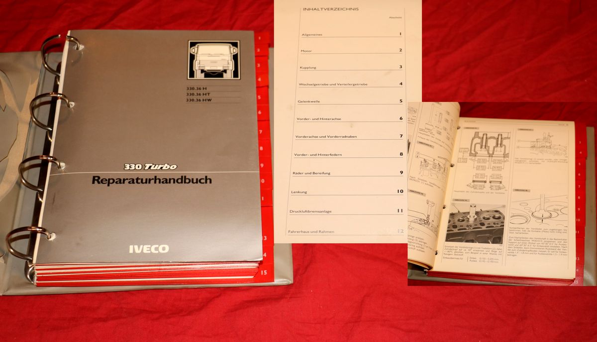 Iveco 330.36 H, HT, HW Turbo Werkstatthandbuch