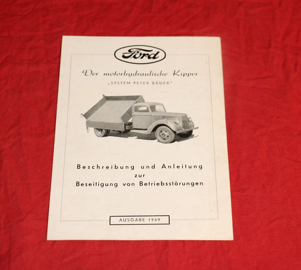 Ford Der hydraulische Kipper, System Bauer Anleitung