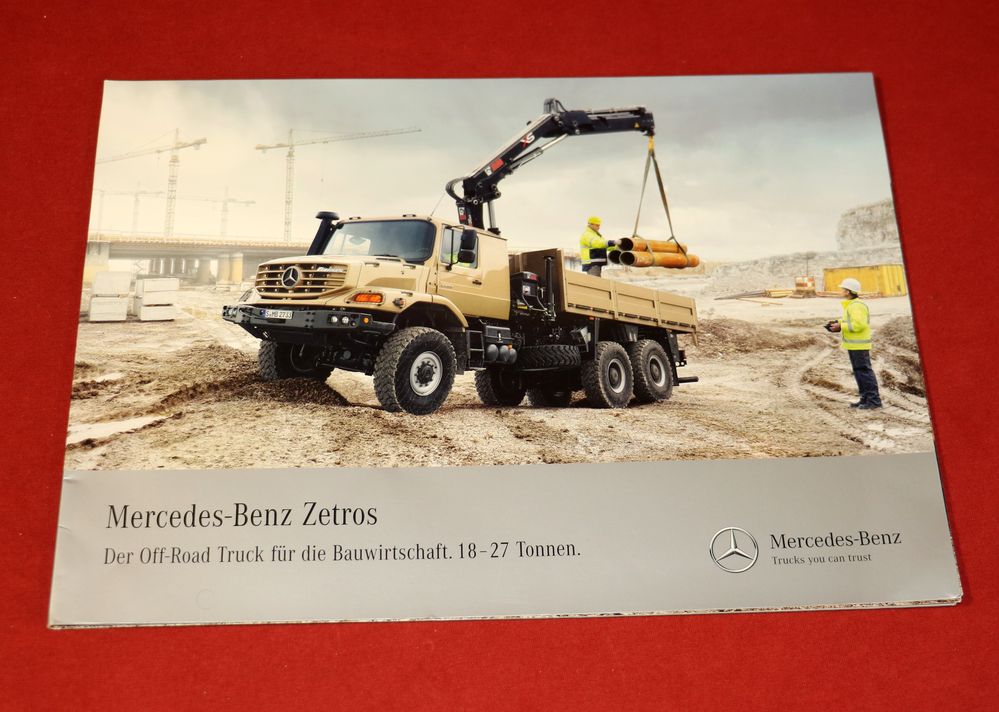 Mercedes ZETROS , Der Offroad Truck für die Bauwirtschaft