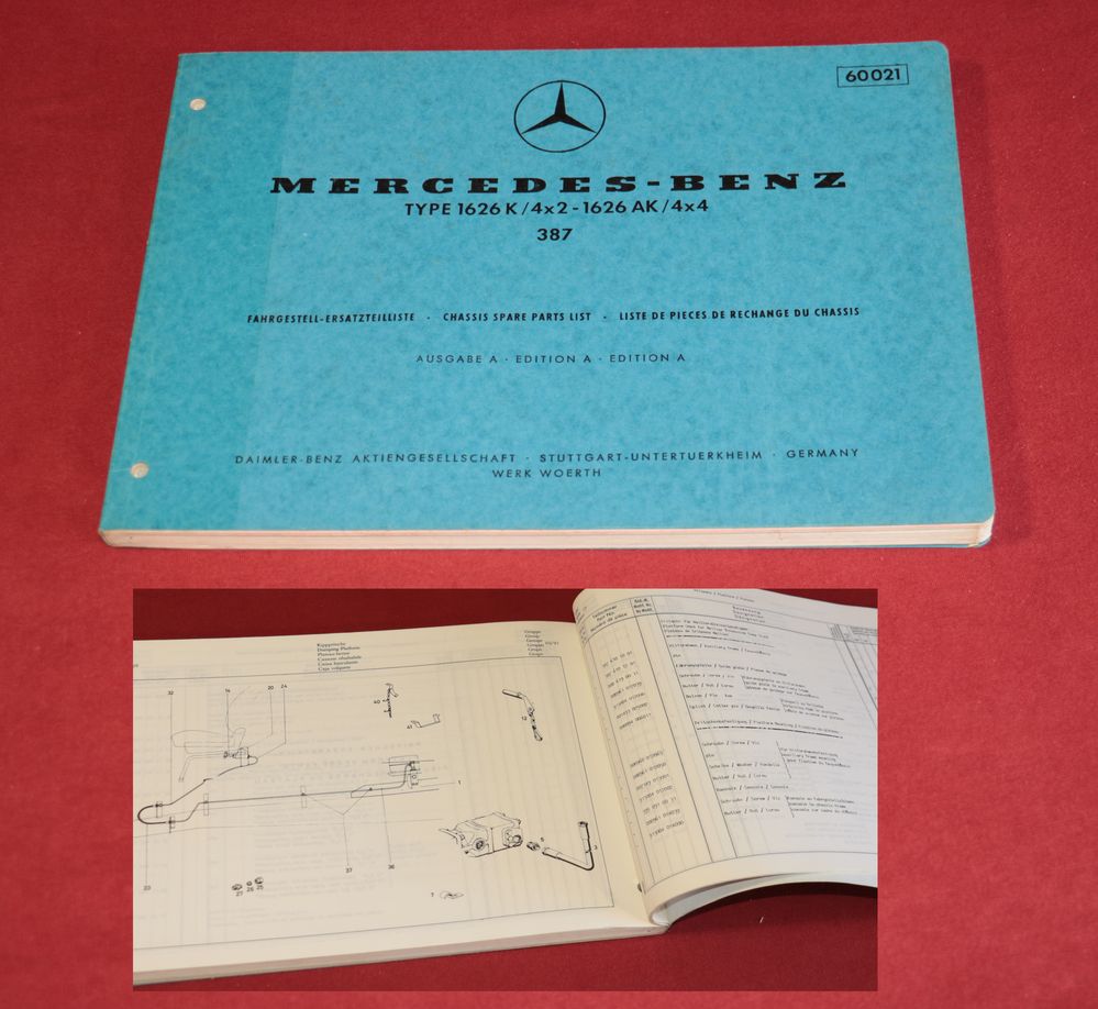 32766 Mercedes 1626 K 4x2 , AK 4x4   Fahrgestell