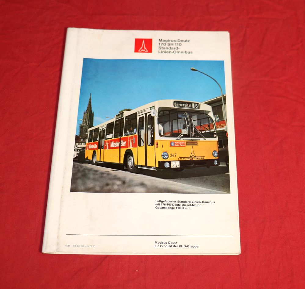 Magirus 170 SH 110 Standard Linien Omnibus Prospekt