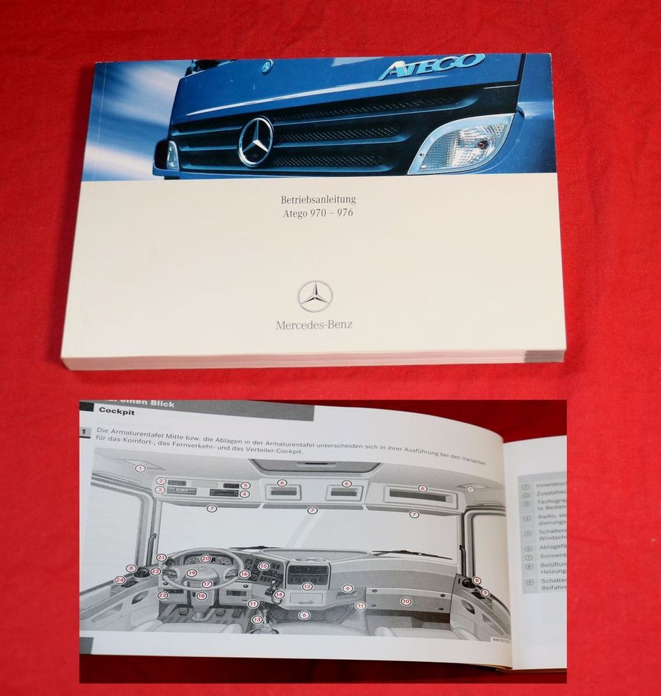 Mercedes Atego 970 bis 976 Betriebsanleitung