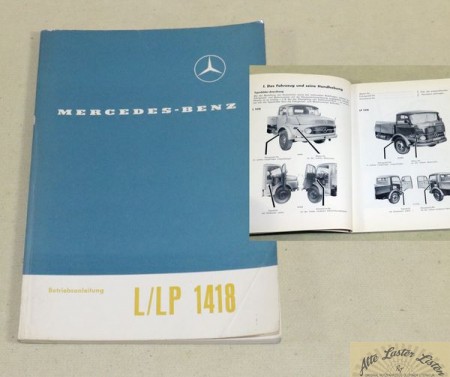 Mercedes L 1418 , LP 1418 (338)  LP altes Fahrerhaus
