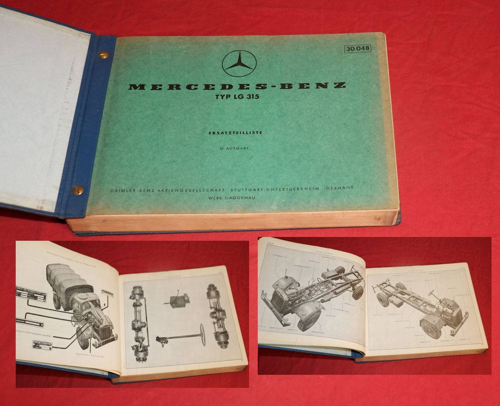 Mercedes LG 315 Ersatzteilliste