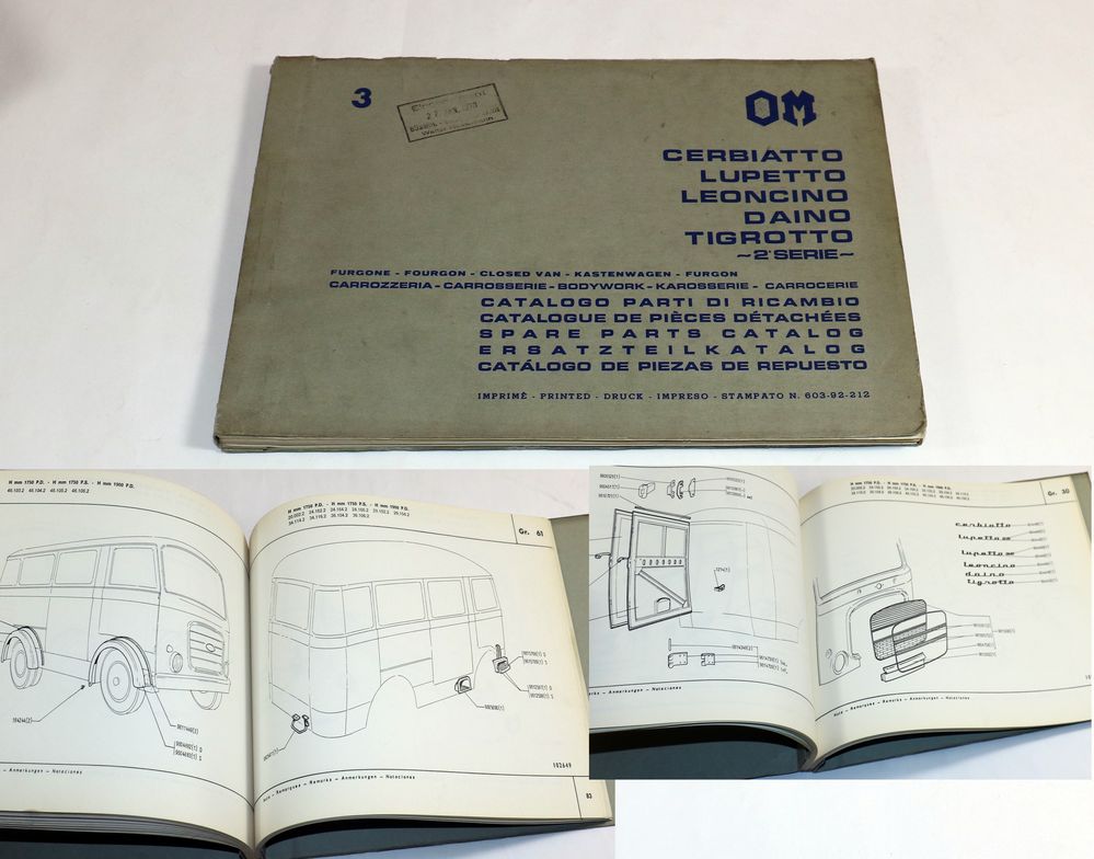 44134 OM - Cerbiatto, Lupetto, Leoncino, Diano, Tigrotto  Karosserie