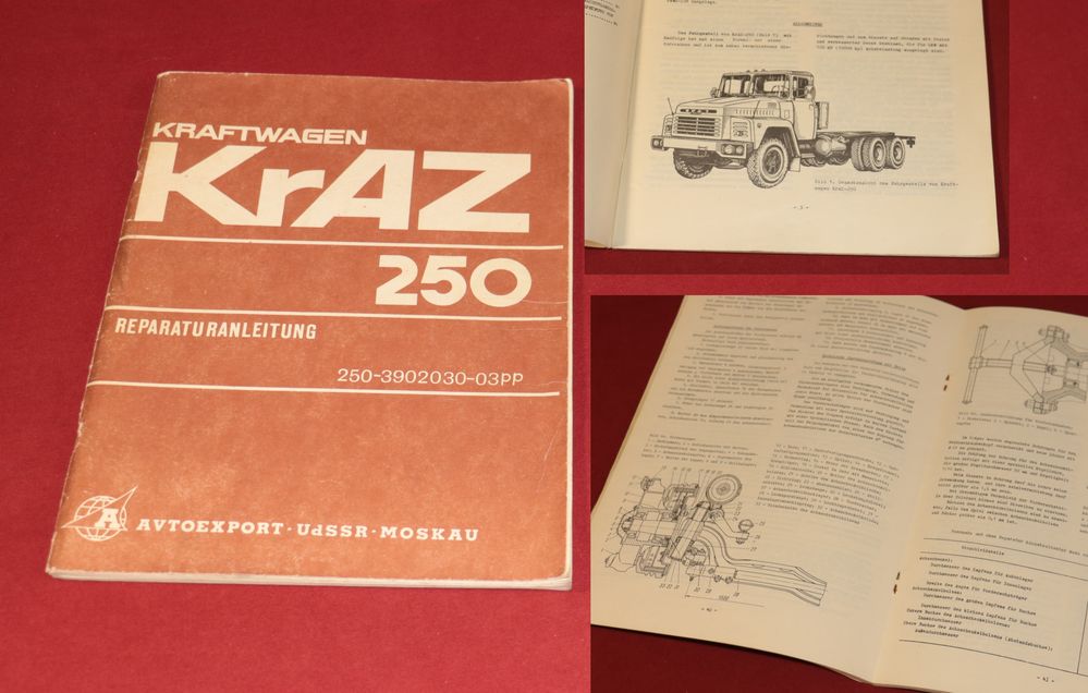 40110 KRAZ  250  Reparaturanleitung LKW
