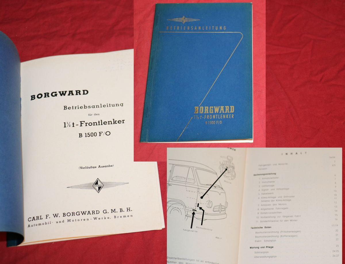 Borgward B 1500 F, O