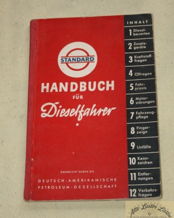Handbuch  für Dieselfahrer      1938