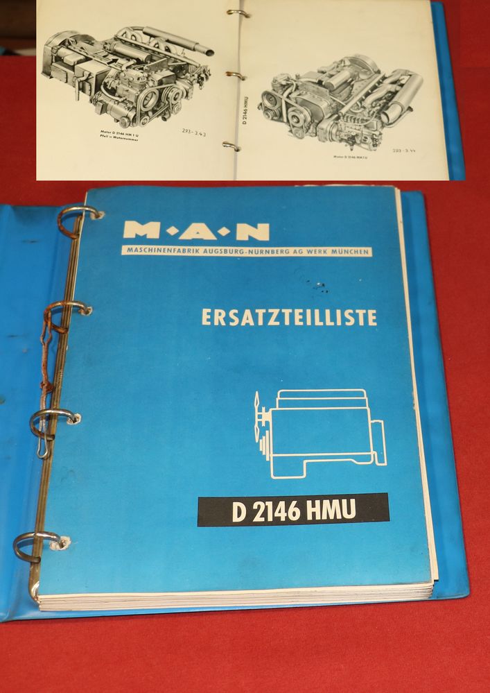 MAN Motor D 2146 HMU , Ersatzteilliste