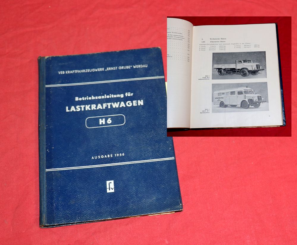 LKW H 6 Betriebsanleitung VEB DDR