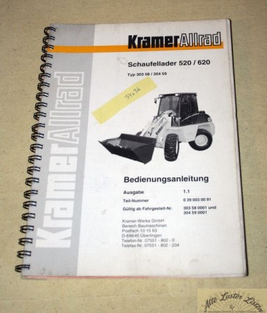 34036_betriebsanleitung_baumaschinen_o_k_kramer_atlas_bBOqIIMqZ8ATSZ KRAMER  Allrad    Schaufellader  520, 620    Radlader