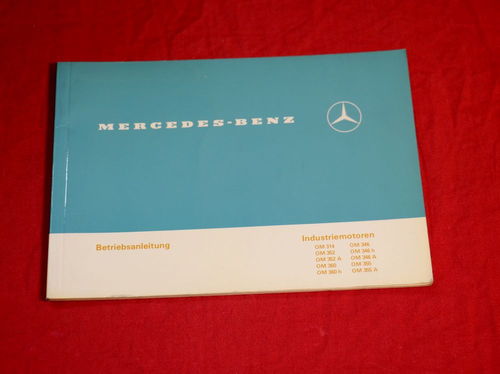 Mercedes Motoren OM 314, 352, 352 A , 360, 346, 355...