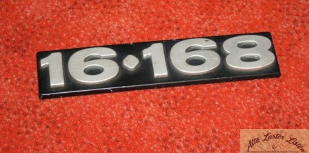 Schriftzug für MAN 16.168