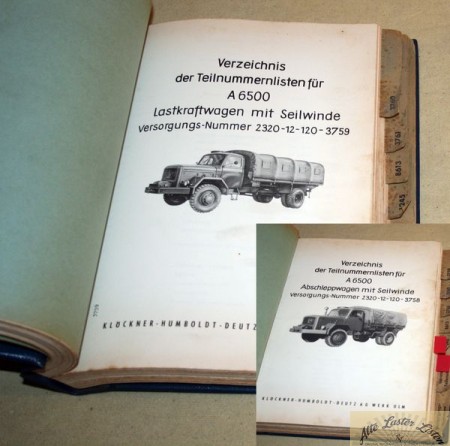 Magirus Deutz A 6500 frühe Bundeswehr, mit Deutz F 8 L 614