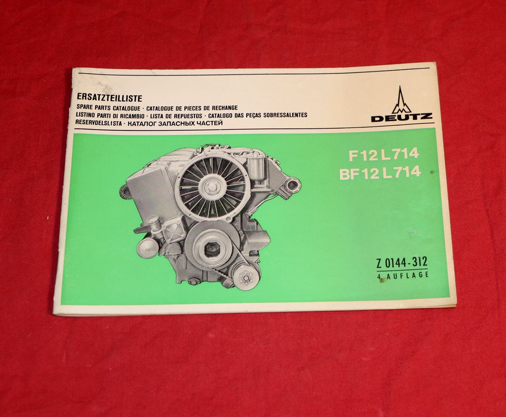 Deutz F / BF 12 L 714 Deutz V 12 Zylinder Dieselmotor