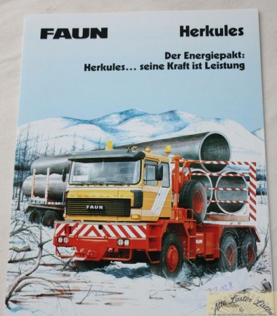 FAUN HERKULES , Prospekt