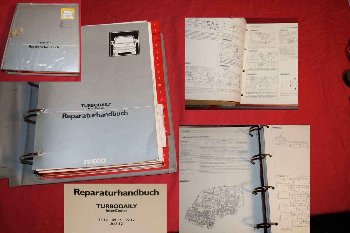Iveco Daily TurboDaily 35.12, 49.12, 59.12 Transporter Werkstatthandbuch