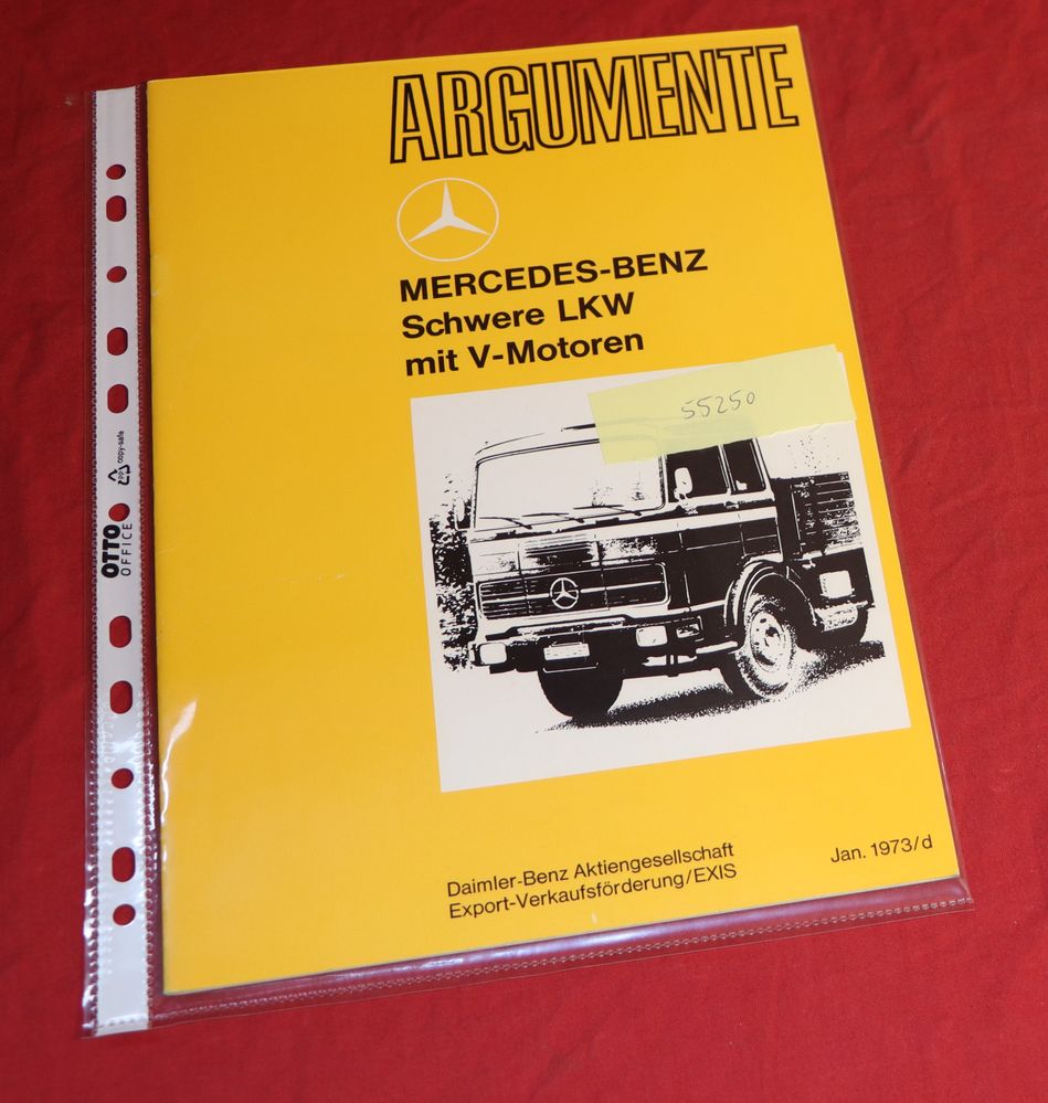 Mercedes Benz Schwere LKW , Argumente ,Verkaufsinformation