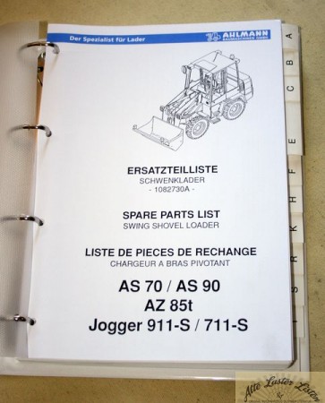 36278_ersatzteilliste_baumaschinen_sonstige_baumaschinen_bIxtjALKyTH9CS Ahlmann  Schwenklader  AS 70 , AS  90  , AZ 85t