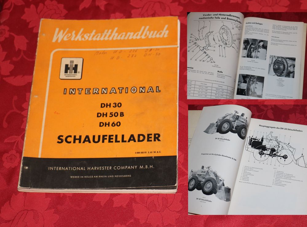 IHC DH 30 , DH 50B , DH 60 Schaufellader
