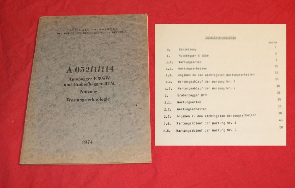 20754 NVA Autobagger E 305 W, Grabenbagger BTM