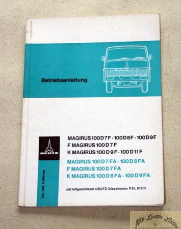 Magirus  100  D 7, 8, 9  F  , FA