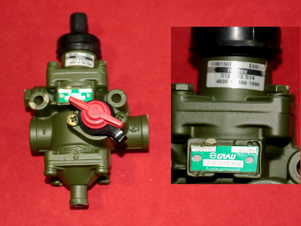 50335 Druckregler GRAU Bremse 312 013 514