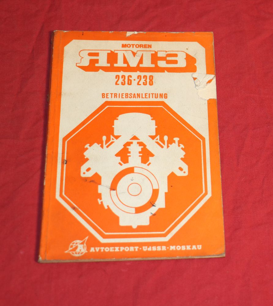 JaMZ 236 , 238 Anleitung Dieselmotor V6 und V8