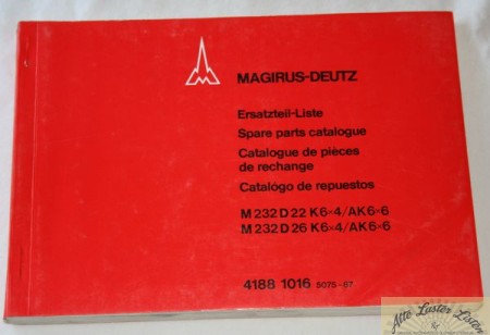 Magirus Deutz 232  D 22, 26  K 6x4 , AK 6x6